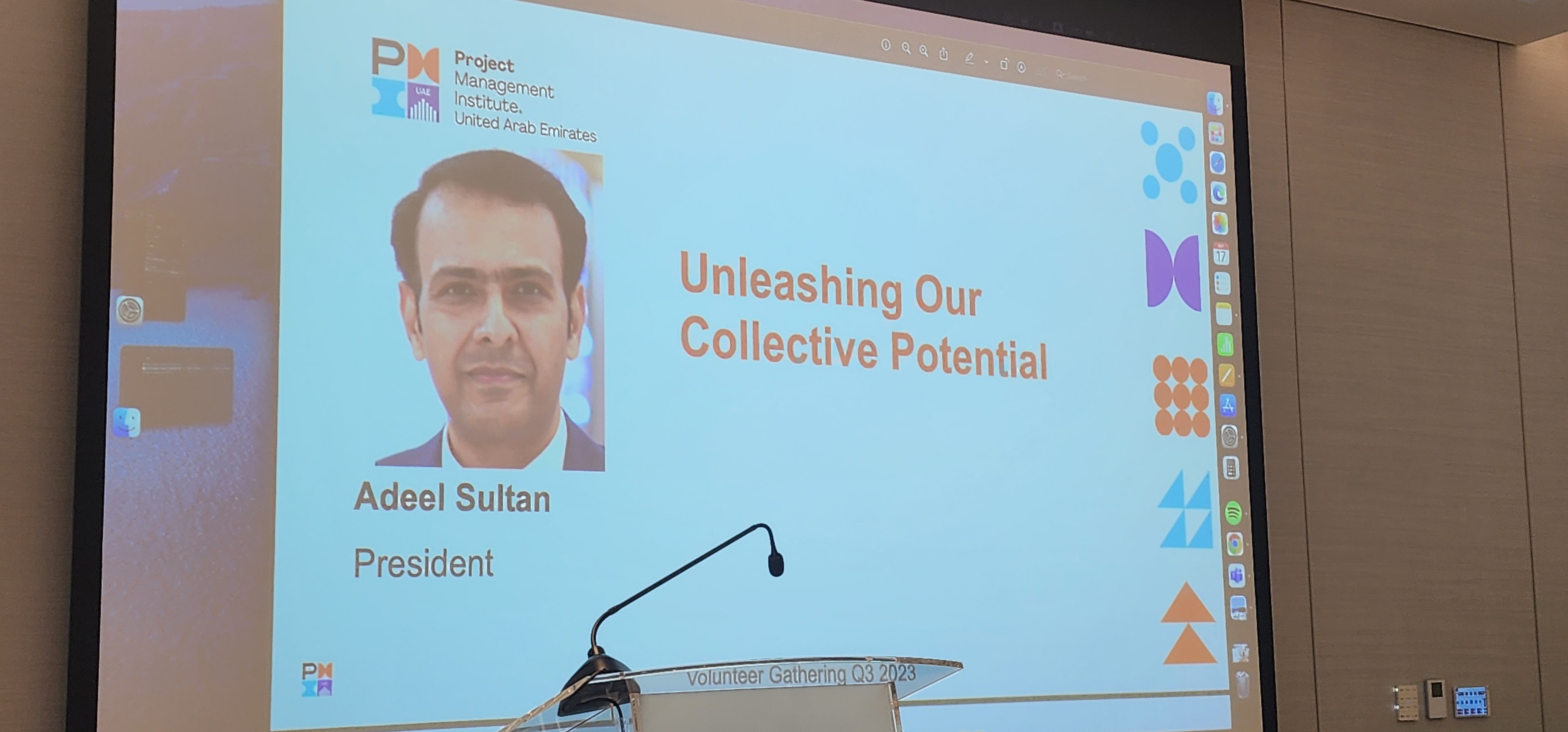 PMI UAE Volunteer Gathering Q3 2023